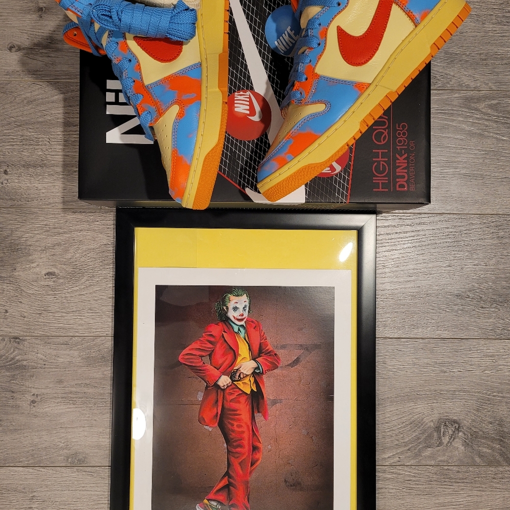 Nike Dunk Hi 1985 'Orange Acid Wash'